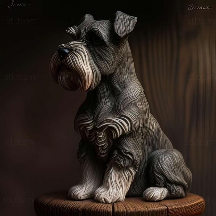 Zwergschnauzer dog